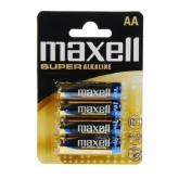 Baterii Maxell Alkaline LR6 blistier, 4x AA, Blister