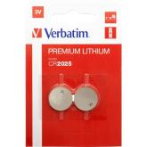 Baterii Verbatim CR2025, 3V, 2buc