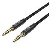 Cablu audio Vention BAWBF, 3.5 mm jack male - 3.5 mm jack male, 1 m, Black