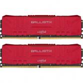 Kit Memorie Crucial Ballistix Red Intel XMP 2.0 32GB, DDR4-3600MHz, CL16, Dual Channel