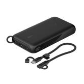 Baterie portabila Belkin BoostCharge 20K cu display, 20000 mAh, 2 x USB-C, 1 x USB-A, Black