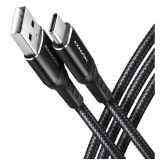 Cablu de date Axagon BUCM-AM10AB, USB-A male - USB-C male, 1m, Black