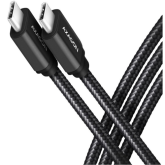 Cablu de date Axagon BUCM32-CM05AB, USB-C male - USB-C male, 0.5 m, Black