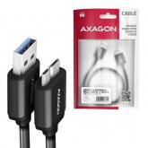 Cablu Axagon BUMM3-AM10AB, USB - microUSB-B, 1m, Black