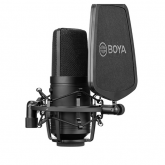 Microfon Studio Boya BY-M800, Black