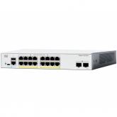 Switch Cisco Catalyst C1300-16P-2G, 16 porturi, PoE+