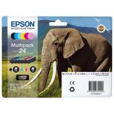Cartus Cerneala Epson 24 Multipack Cyan, Magenta, Yellow, Light Cyan, Light Magenta, Black C13T24284011