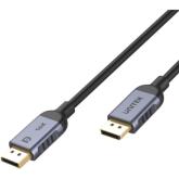 Cablu Unitek C1626GY01-1.5M, DisplayPort male - DisplayPort male, 1.5m, Black-Grey