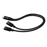 Cablu I-TEC C31DUALSPLITTERCBLPD, USB-C male - 2 x USB-C female, 0.3 m, Black
