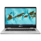  Laptop ASUS ChromeBook C424MA-EB0132, Intel Pentium Silver N5030, 14inch, RAM 8GB, SSD 8GB, Intel UHD Graphics 605, Chrome OS, Silver 