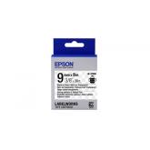 Banda Etichete Epson Strong Adhesive LK-3TBW Black/Clear 9mm (9m)