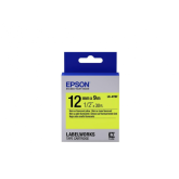 Banda Etichete Epson Fluorescent LK-4YBF Black/Yellow 12mm (9m)