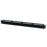 Patch Panel Startech C6PANEL24, 19inch, 24x porturi, Black