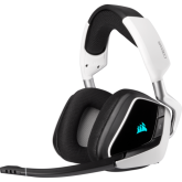 Casti cu microfon Corsair Void Elite RGB 7.1, USB Wireless, White