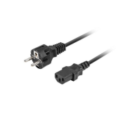 Cablu alimentare Lanberg CA-C13C-14CC-0018-BK, CEE 7/7 - IEC 320 C13, 1.8 m, Black