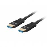 Cablu Lanberg A-HDMI-30FB-0500-BK, HDMI - HDMI, 50m, Black