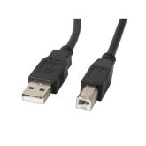Cablu Lanberg CA-USBA-11CC-0005-BK, USB-A - USB-B, 0.5 m, Black 