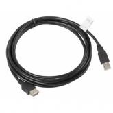 Cablu Lanberg CA-USBE-10CC-0030-BK, USB female - USB male, 3m, Black