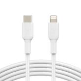 Cablu de date Belkin CAA003BT1MWH, USB-C -  Lightning, 1m, White