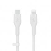 Cablu de date Belkin Flex, USB-C - Lightning, 3M, White
