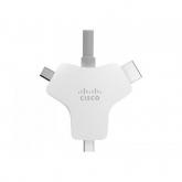 Cablu Cisco CAB-HDMI-MUL4K-9M, HDMi - mini Displayport + USB-C, 9.1m, White