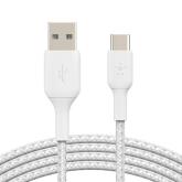 Cablu de date Belkin CAB002BT0MWH, USB-A - USB-C, 0.15m, White