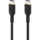 Cablu de date Belkin CAB004BT0MBK, USB-C male - USB-C male, 0.15m, Black