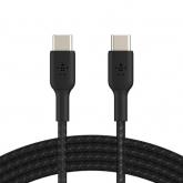 Cablu de date Belkin Boost Charge Braided, USB Tip C - USB Tip C, 1m, Black