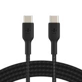 Cablu de date Belkin Boost Charge Braided, USB Tip C - USB Tip C, 1m, Black