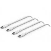 Set Cablu de date Belkin CAB004BT1MWH2PK, USB-C - USB-C, 1m, White