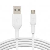 Cablu de date Belkin CAB005BT1MWH, USB - microUSB, 1m, White