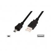 Cablu Assman AK-300130-030-S USB A Male - miniUSB B Male 3m black