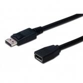 Cablu ASSMANN DisplayPort Male - DisplayPort Female, 2m, Black