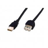 Cablu ASSMANN USB 2.0 Male - USB 2.0 Female, 5m, Black