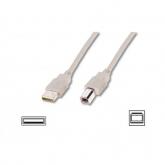 Cablu ASSMANN USB 2.0 Male - USB 2.0 Tip B Male, 5m, Beije