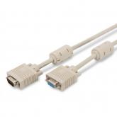 Cablu ASSMANN VGA Male - VGA Female, 1.8m, Grey