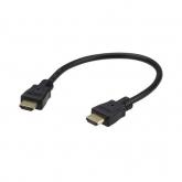 Cablu Aten 2L-7DA3H, HDMI - HDMI, 0.3m, Black