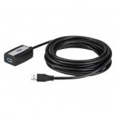 Cablu Aten Extensie UE350A, USB 3.0 - USB 3.0, 5m, Black