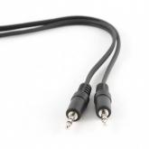 Cablu audio Gembird, 3.5mm jack - 3.5mm jack, 2m, Black