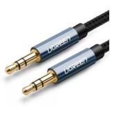 Cablu audio Ugreen AV112, 3.5mm jack - 3.5mm jack, 1.5m, Black-Blue