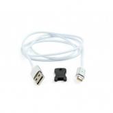 Cablu de date Gembird, USB - Lightning, 1m, Silver