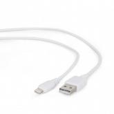 Cablu de date Gembird, USB - Lightning, 1m, White