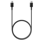 Cablu de date Samsung EP-DA705BBEGWW, USB-C - USB-C, 1m, Black