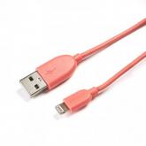 Cablu de date Serioux, USB-A 2.0 - Lightning, 1m, Pink