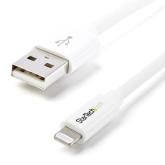 Cablu de date Startech USBLT1MW, USB - Lightning, 1m, White