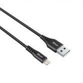 Cablu de date Trust Ndura, USB - Lightning, 1m, Black