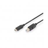 Cablu Digitus, USB-B - USB-C, 1.8m, Black