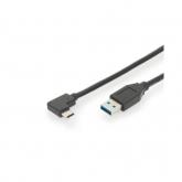 Cablu Digitus, USB  - USB-C, 1m, Black