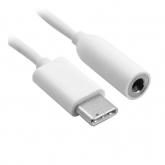Cablu Huawei 55030086, USB-C - 3.5 mm Jack, 0.09m, White