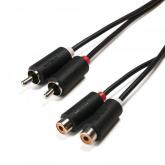 Cablu Serioux 2X RCA Male - 2X RCA Female, 1.5m